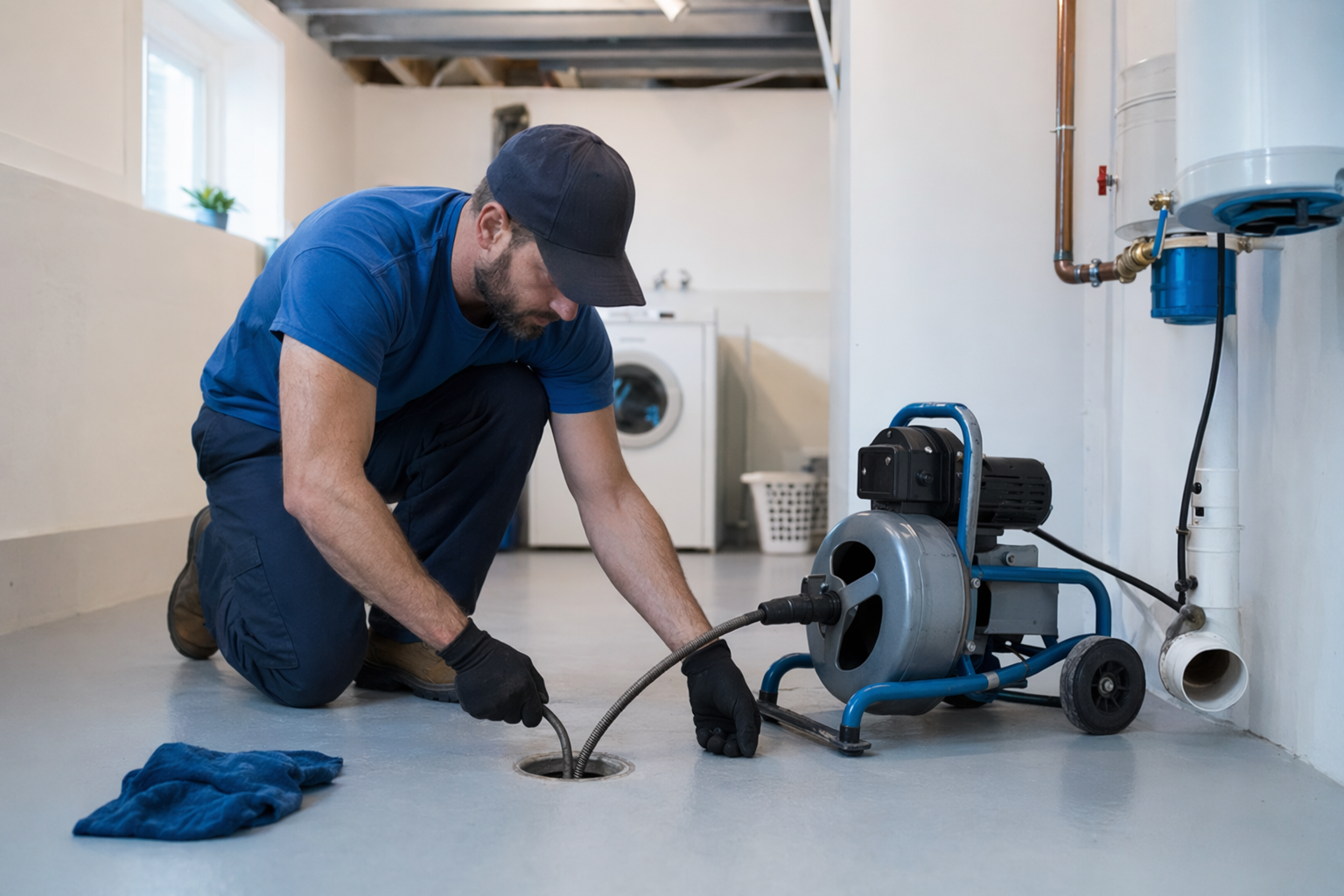 Badly clogged drain — what to try and when to call