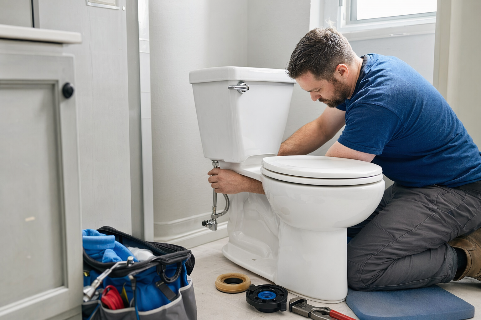 Overflowing toilet — stop it fast